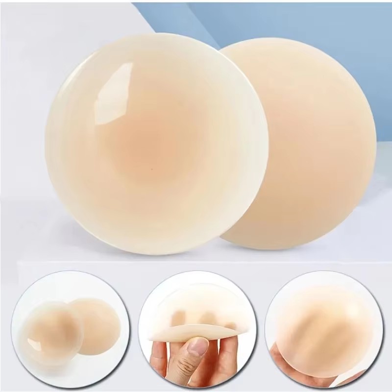 Silicone Bra Adhesive - 1 Paar wiederverwendbare Brustblütenblätter, Brustwarzenabdeckung, unsichtbarer
