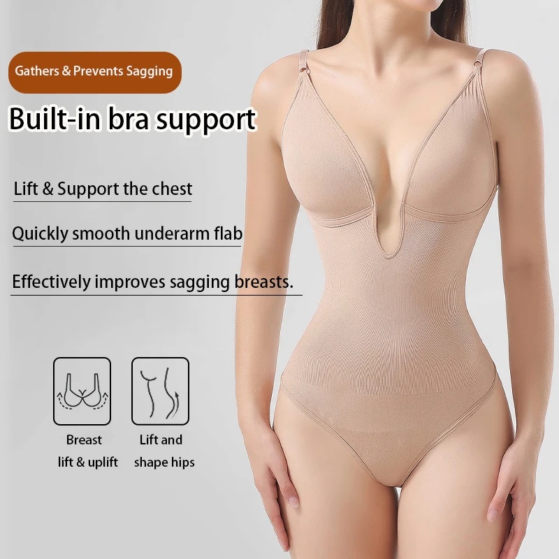 Damen Rückenfreier Bodysuit Sh – Shapewear Bodysuit Firm Bewertung und Preis